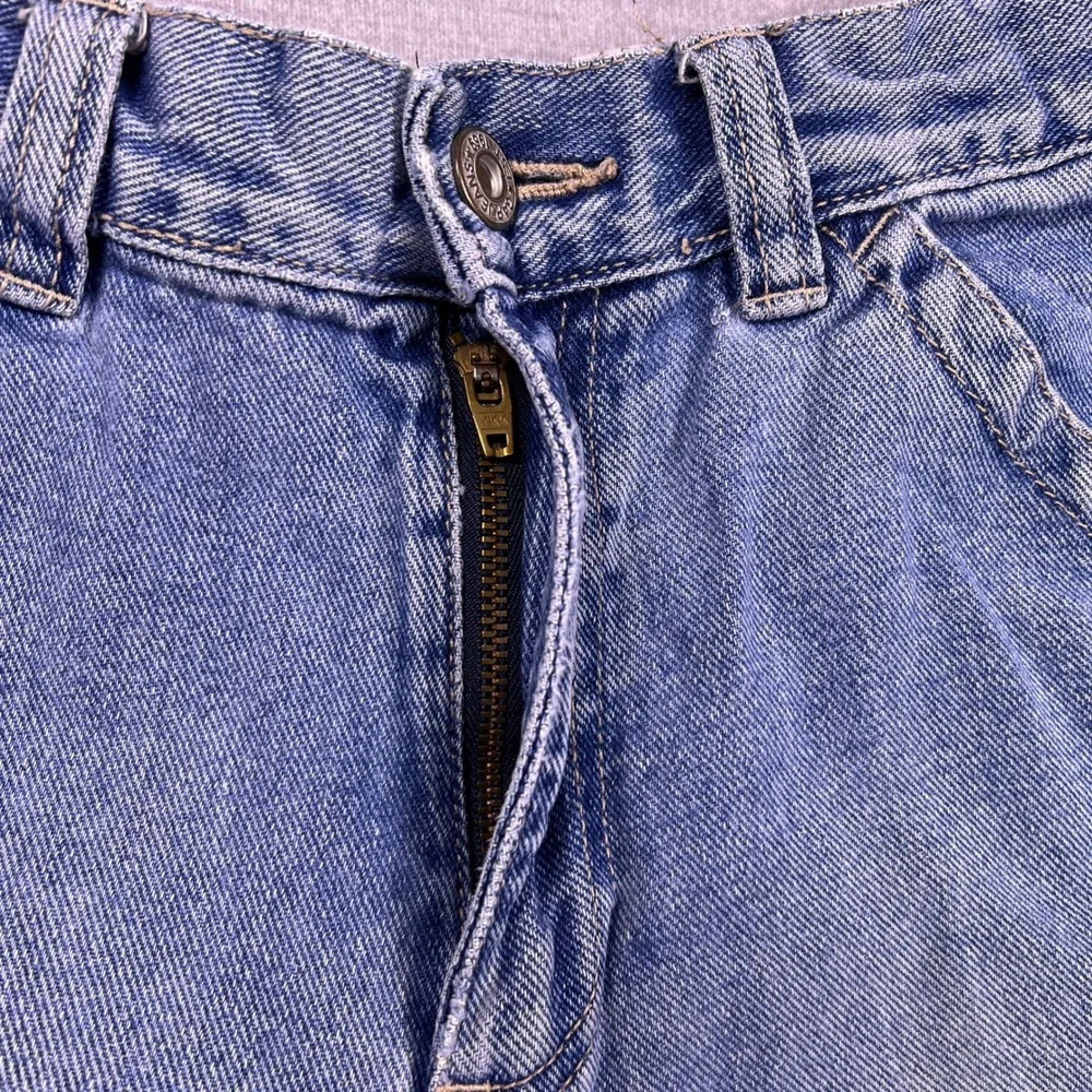 GAP Carpenter Relaxed Mid Rise Denim Shorts Kids 12 Blue Cotton